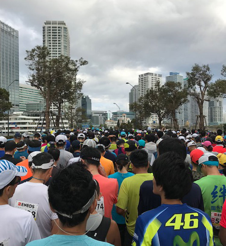 マラソン大会の写真